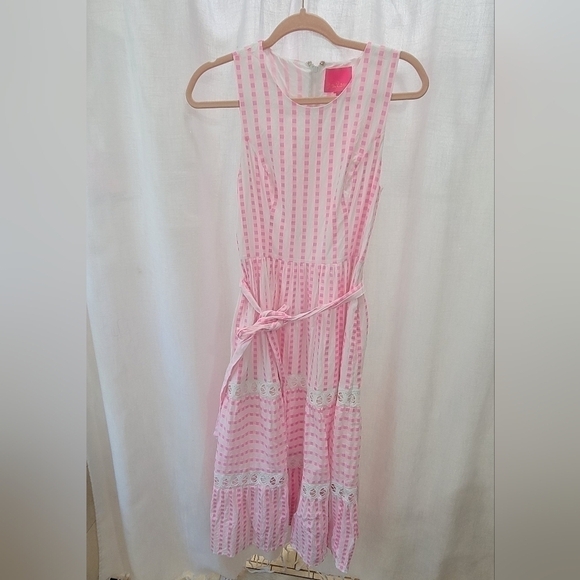 Lilly pulitzer Maybella tiered Midi dress size 4. - Picture 4 of 12